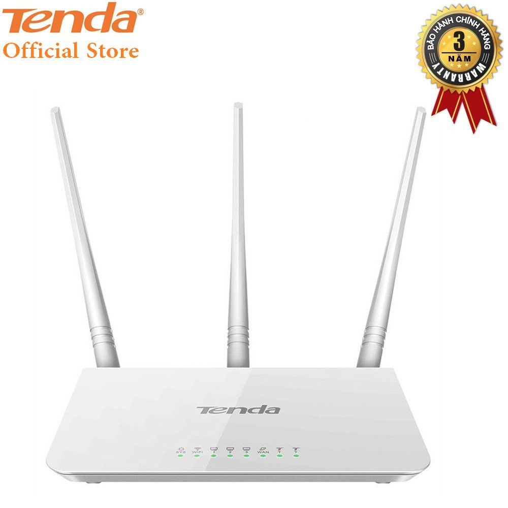 Thiết bị phát sóng WIFI 3 anten 300M TENDA F3