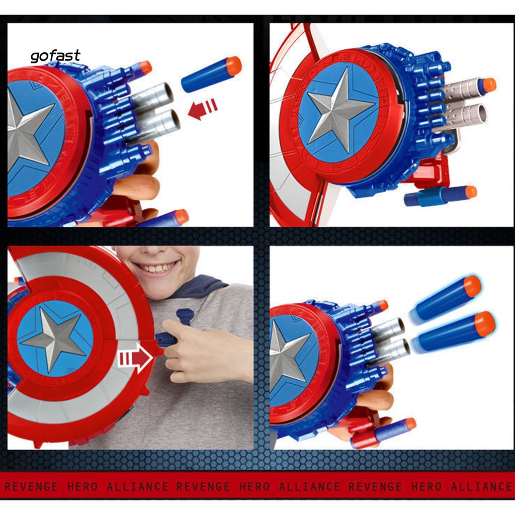 Đồ chơi mô hình tấm khiên của Đội Trưởng Mỹ trong đội Avengers của Marvel thiết kế viền trơn nhẵn dành cho trẻ em | BigBuy360 - bigbuy360.vn
