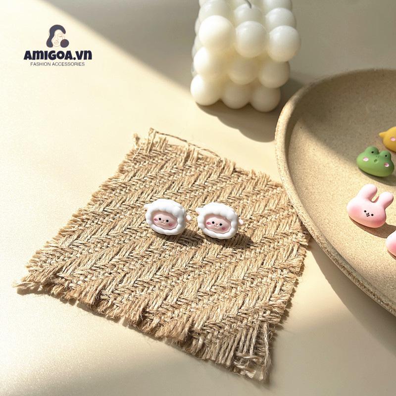 ✨✨Khuyên Tai Bạc 925 Hình Động Vật Dễ Thương