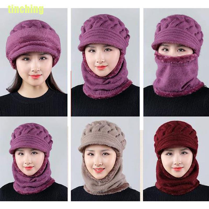 1 Mũ Len beanie Dày Giữ Ấm Mùa Đông