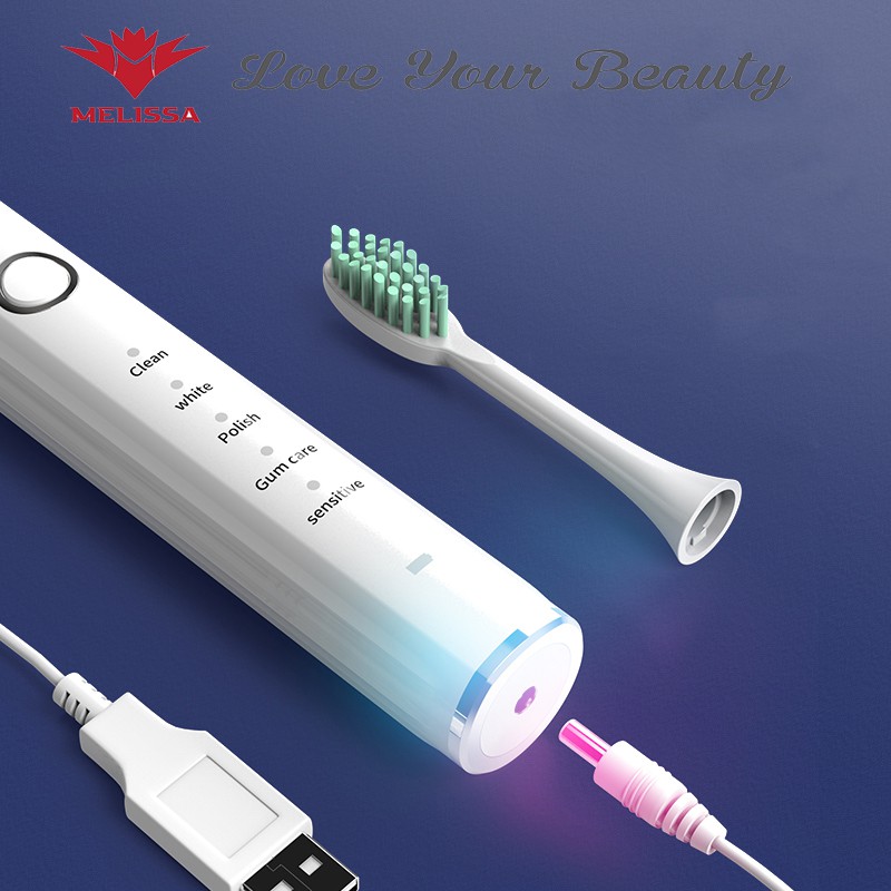 Bàn chải đánh răng điện học sinh sinh viên Melissa Sonicare Toothbrush Deluxe - Hàng chính hãng bảo hành 2 năm