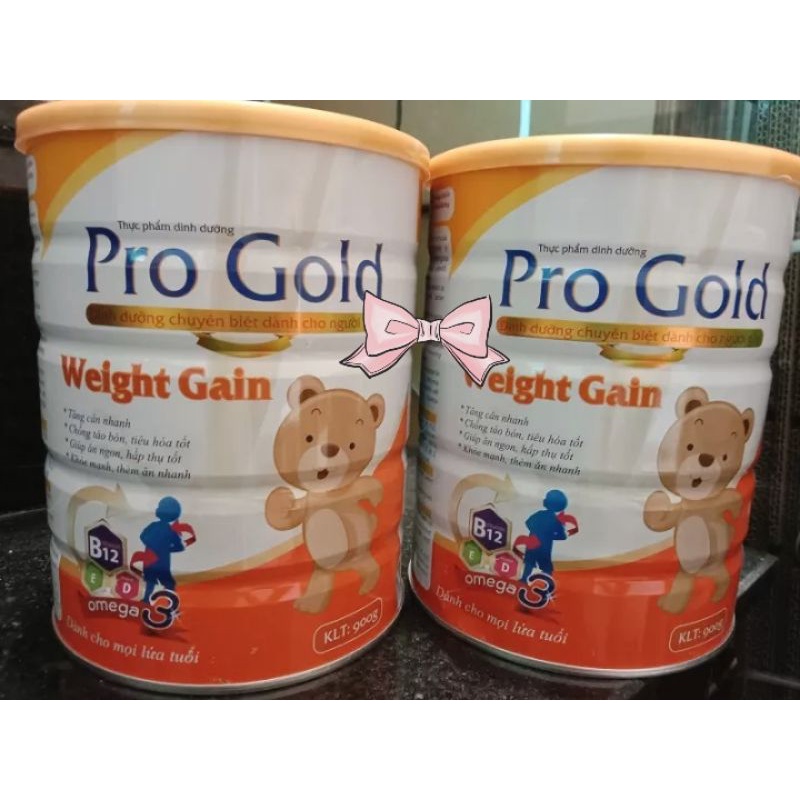 Sữa tăng cân ProGold Weight Gain 900g dùng cho người lớn và trẻ em, sữa cho ngươi gầy cần tăng cân