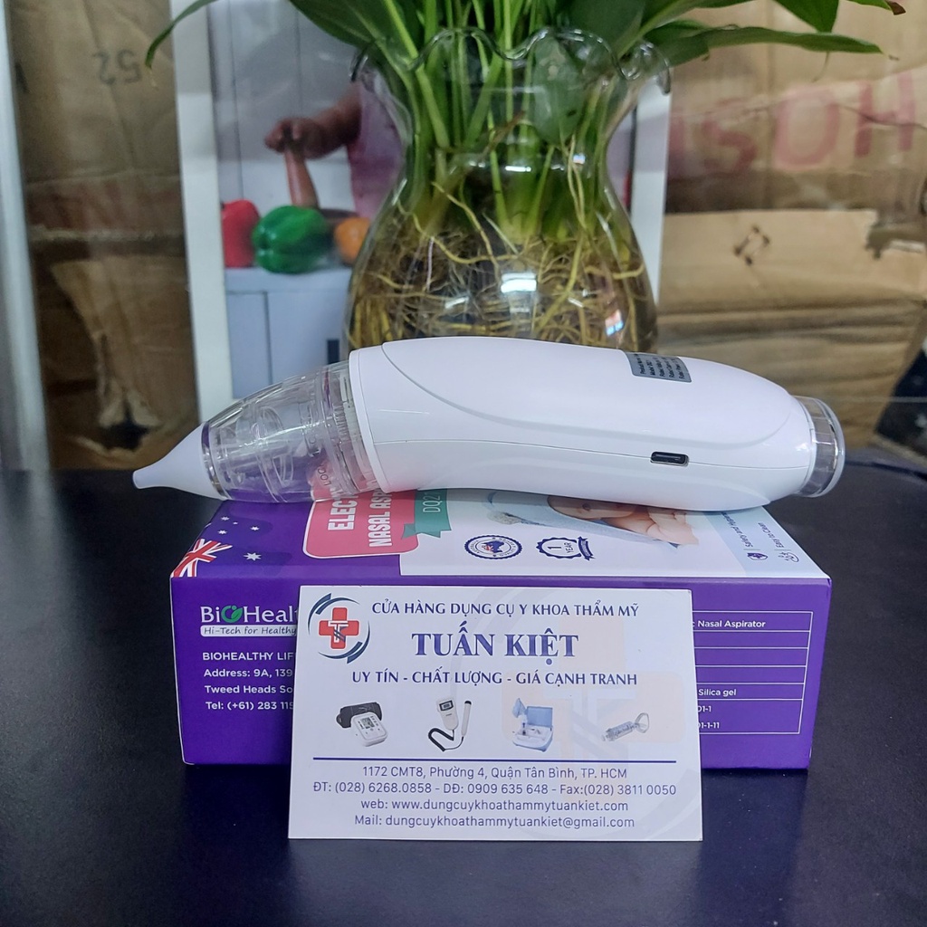 (Giao hỏa tốc 30p) Máy hút mũi cầm tay cho bé Biohealth DQ21