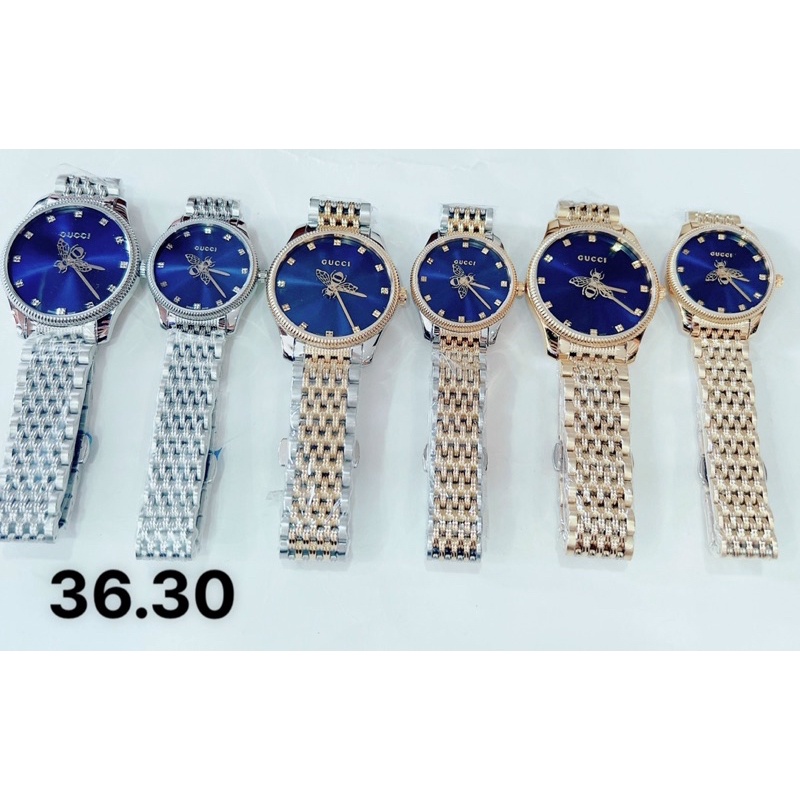 Đồng hồ Gucci nam nữ dây thép con ong