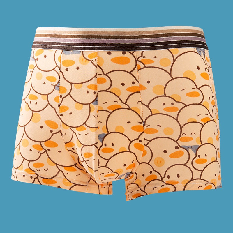 Set 3/5 Quần Lót Boxer Họa Tiết Hổ Hoạt Hình Chất Lượng Cao Cho Nam