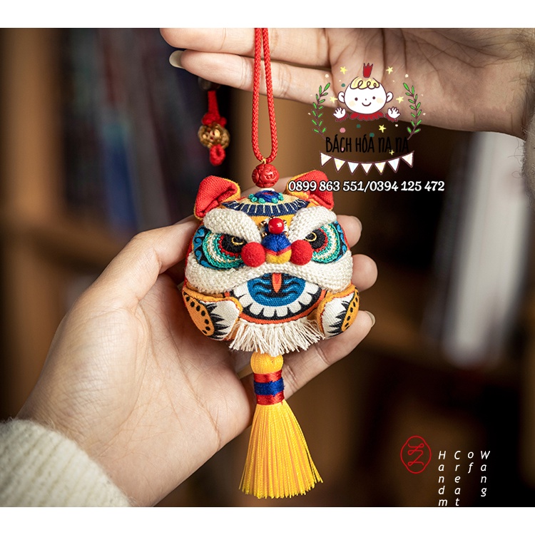 DIY Tự Làm túi thơm LÂN ĐẠI CÁT- SONG NGƯ HÒA AN- kit nguyên liệu kèm nhân thơm tự thêu quà tặng TRUNG THU- nana shop