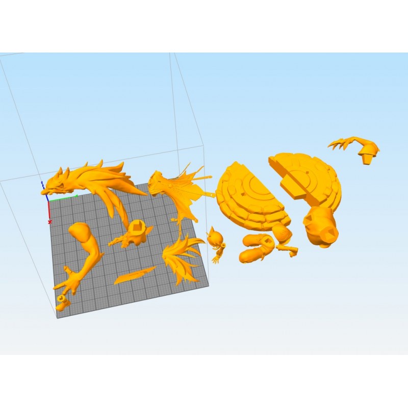 File in mô hình 3D Razor - Genshin Impact