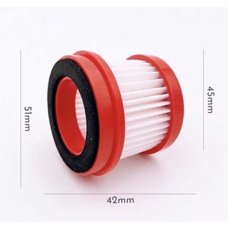 Lõi lọc / Bộ lọc Hepa filter. Phụ kiện thay thế máy hút bụi DEERMA CM1300/CM1900 hút bụi nệm, ga, sofa, ôtô