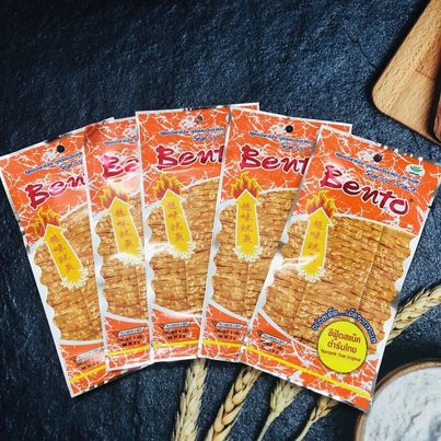 Bánh mực bento cam