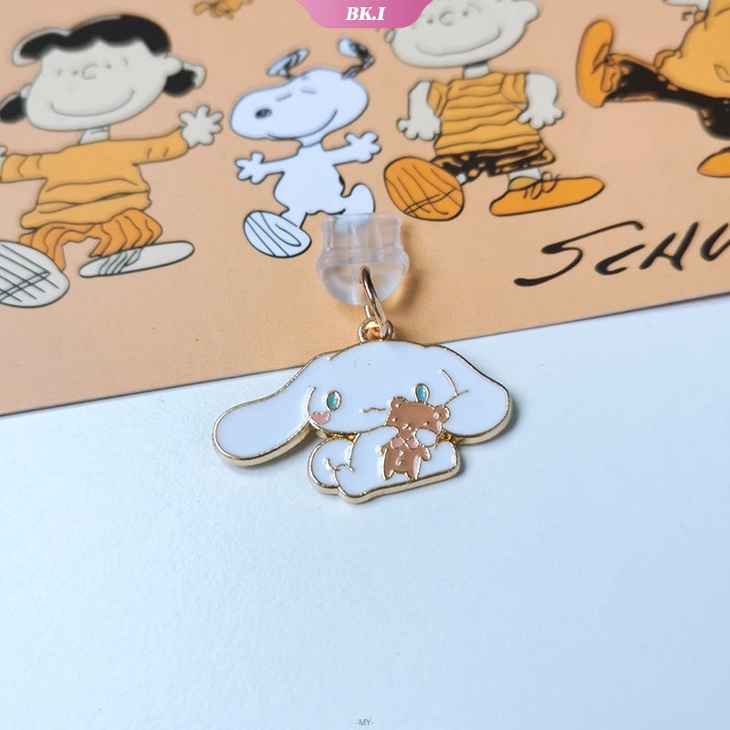 SANRIO Nút Bịt Giắc Cắm Tai Nghe 3.5mm Chống Bụi Hình Chú Chó Cinnamon Dễ Thương