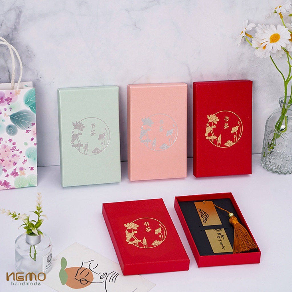 HỘP QUÀ TẶNG DÙNG ĐỰNG PHỤ KIỆN NHỎ, TRANG SỨC, TÚI PHƯỚC NEMO HANDMADE - HGQE