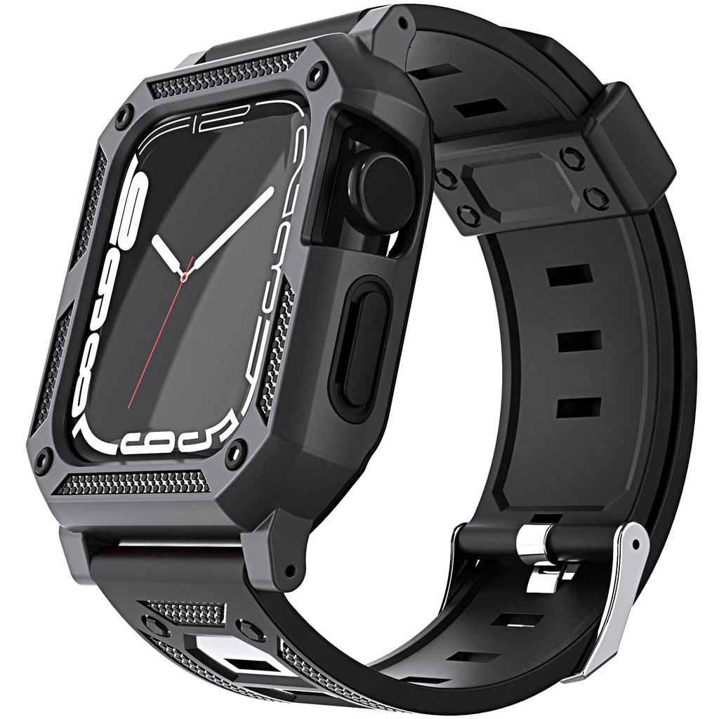 Ốp Bảo Vệ Bằng TPU Silicone Dành Cho Apple Watch 44Mm 45Mm 42Mm 40 / 38Mm iwatch Series 8 7 6 5 4 SE