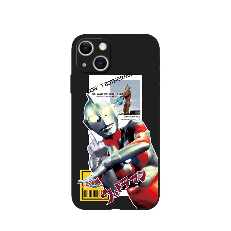 Ốp Điện Thoại Mềm Hình Ultraman Vui Nhộn Cho iPhone 13 mini 11 12 Pro Max 6s 7 8 Plus Se2 Xr X 14 Pro Xs Max