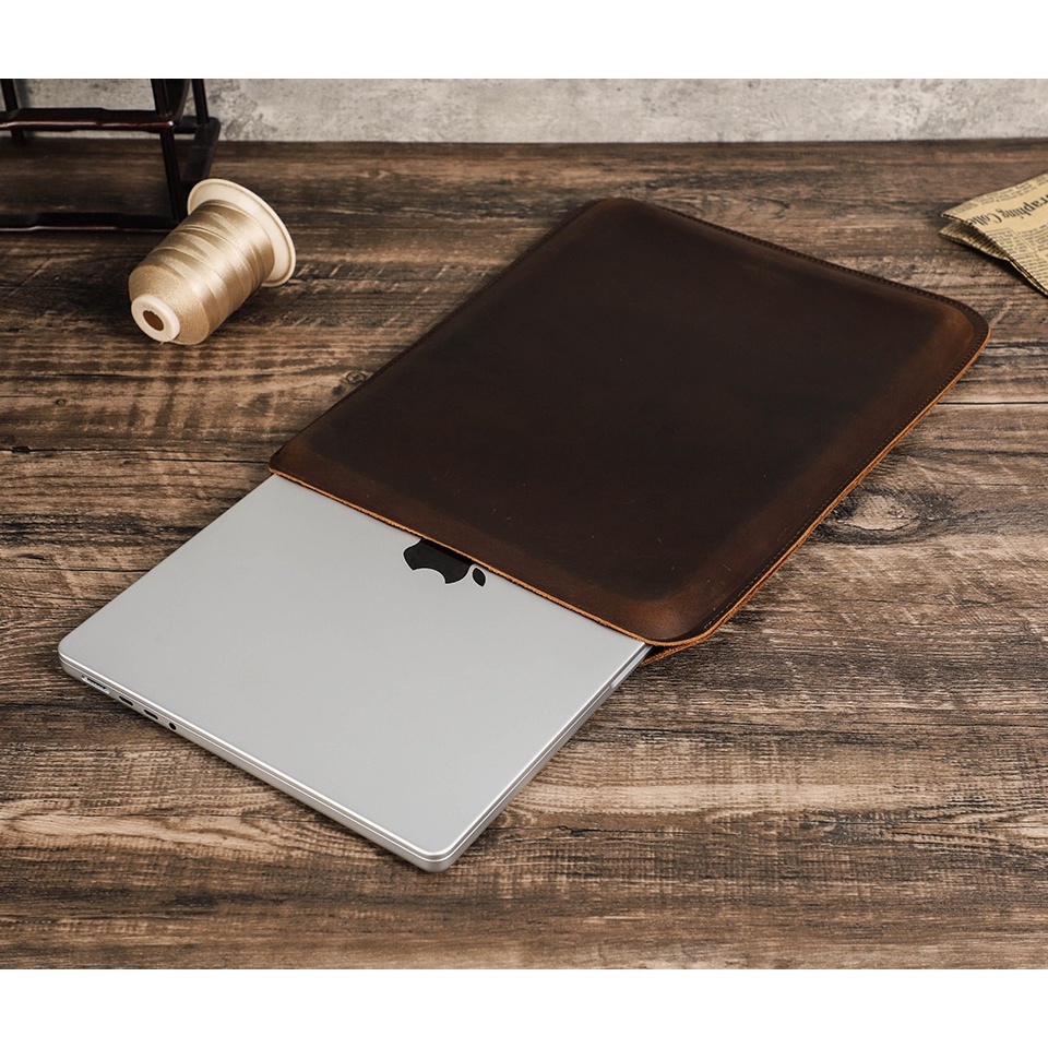 Túi Da Đựng Laptop MacBook Pro 14 2021 MacBook Air 13 m1 Retro Pro 14 inch