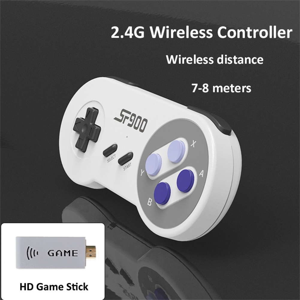Máy Chơi Game Tv Gia Đình Mini Độ Nét Cao 2.4G Không Dây M8 Ps1 Okase