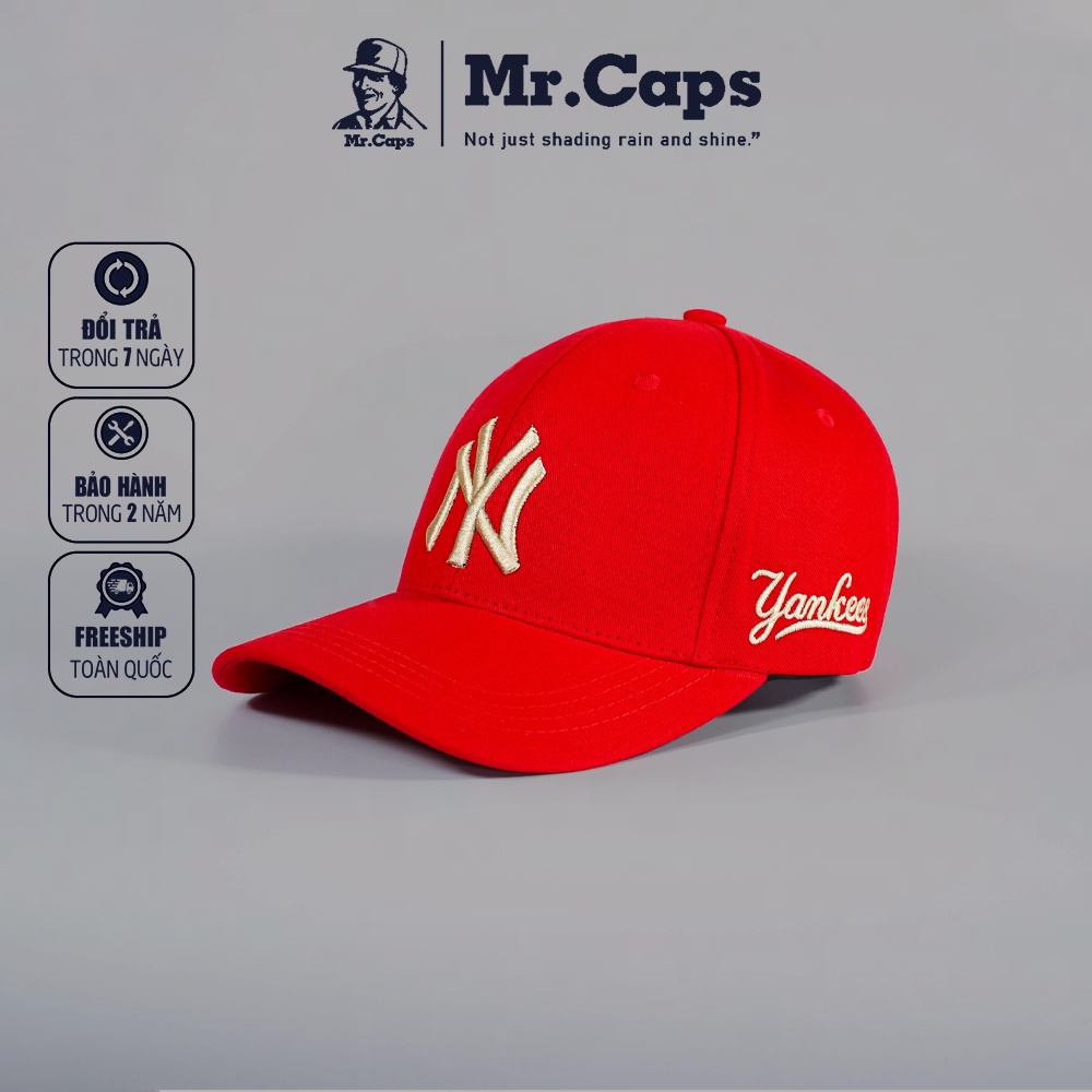 Mũ lưỡi trai NY - Nón kết thời trang thể thao ulzzang phom unisex logo thêu cao cấp dành cho cả nam nữ của Mrcaps Ny03