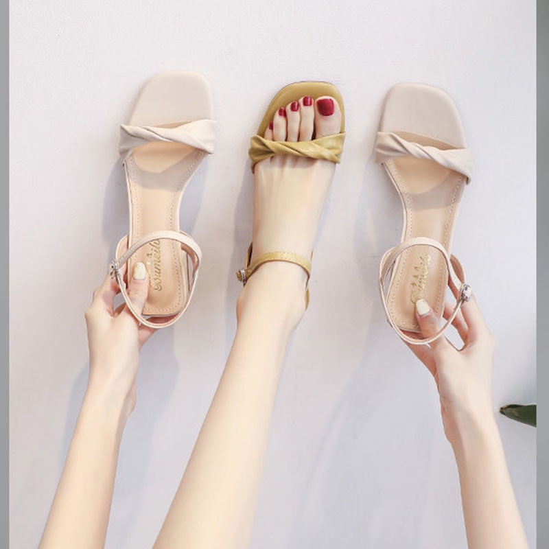 Dép Sandal Cao Gót Nữ Thời Trang Mùa Hè