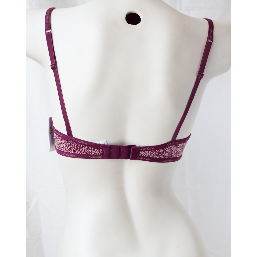 Áo Ngực Calvin Klein F3262 DEMI Cúp Chéo Mút Mỏng Tự Nhiên - size B75