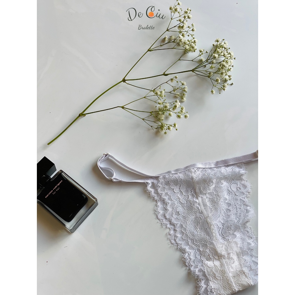Set đồ lót ren không gọng sexy màu trắng | BigBuy360 - bigbuy360.vn
