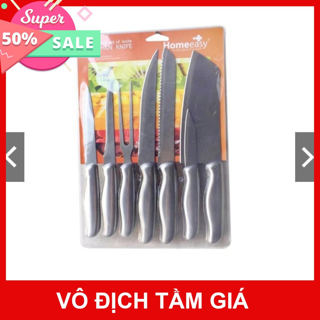 Bộ Dao 7 Món Homeeasy HO-07IS