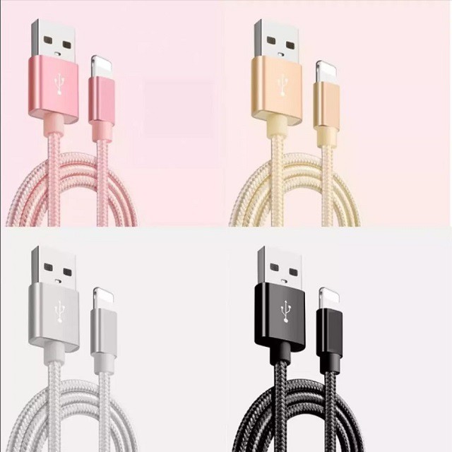 [DÀI 2 Mét] DÂy Cáp sạc iphone tích hợp Lighting ,dây sạc bọc dù 2m - chính hãng