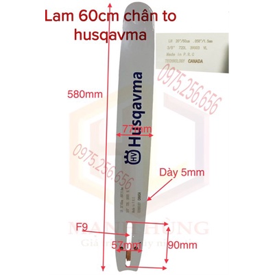 Lam 60Cm Chân To Husqavma thụy điển máy cưa 365 lam máy cưa phụ tùng máy cưa