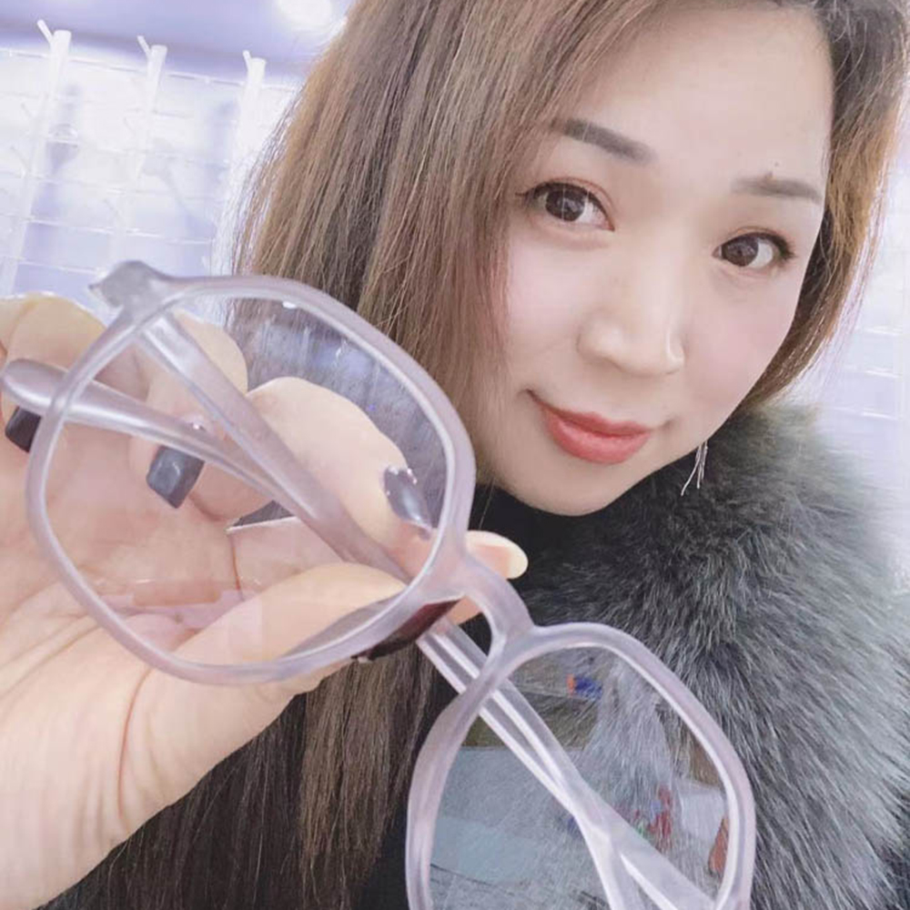 Mắt kính gọng đa giác phong cách Hàn Quốc dành cho nữ