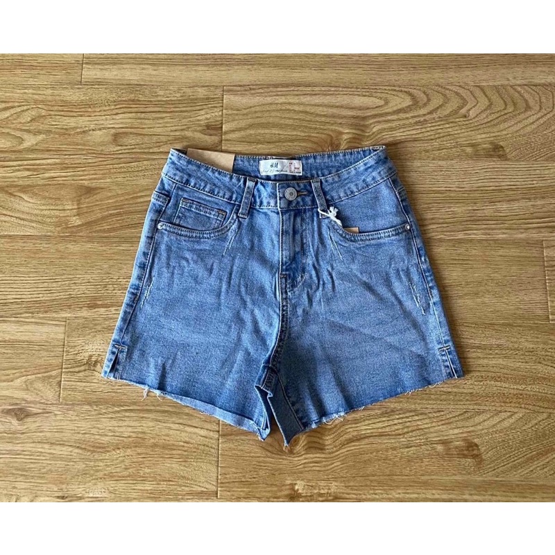 Quần short jean nữ dáng boyfriend HM Coachella-hàng xuất xịn