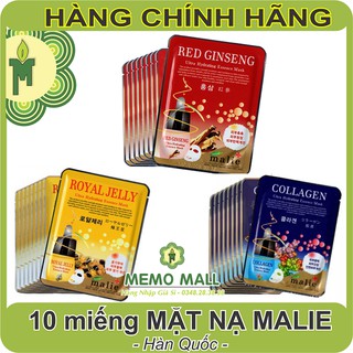 BỊCH 10 MIẾNG MẶT NẠ MALIE HÀN QUỐC