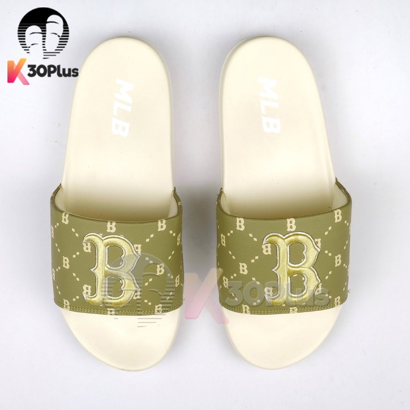 Dép MLB Quai Ngang logo BosTon 2022