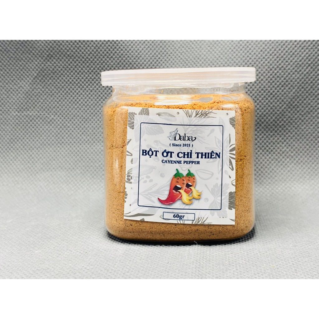 Cayenne Pepper - Bột Ớt Chỉ Thiên Daba  Gia vị cho chế biến thực phẩm,mì cay, ướp thịt, kho cá cay, Gia Vị healthy