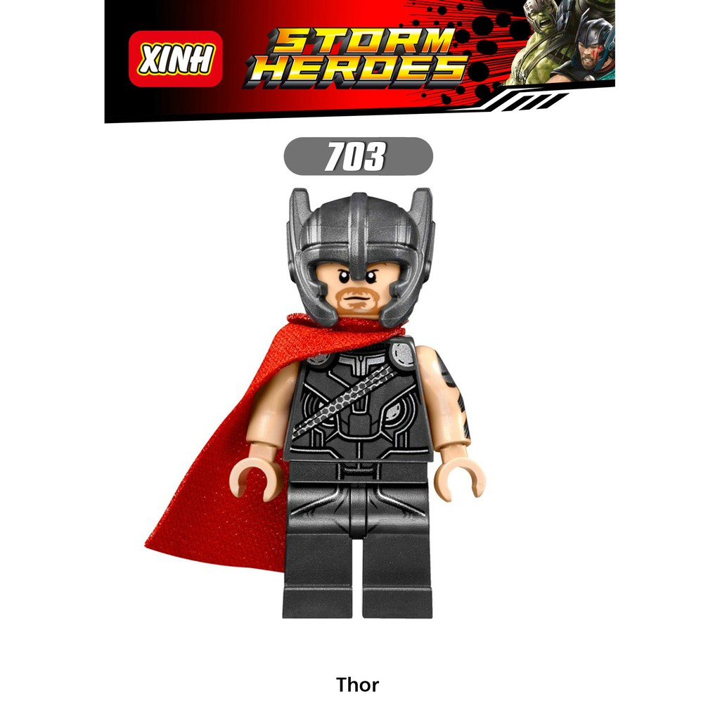 Minifigures Các Nhân Vật Hela Valkyrja Red Skull X0172 X704 X705 X706 X707 X708 X709 X710