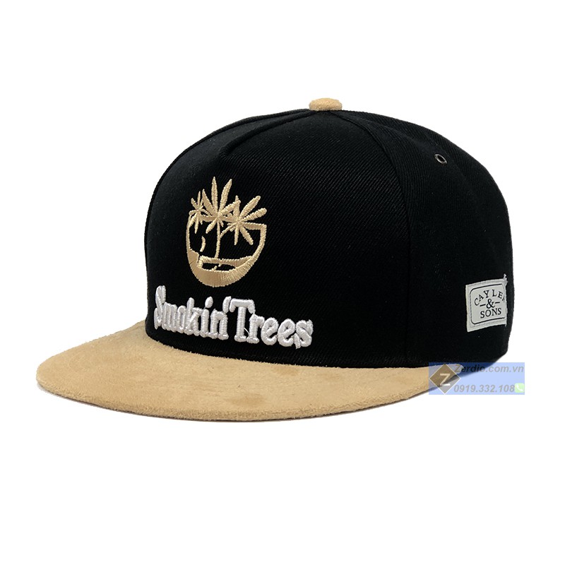 Mũ snapback Smokin đen đẹp, phong cách hiphop cho cả nam và nữ