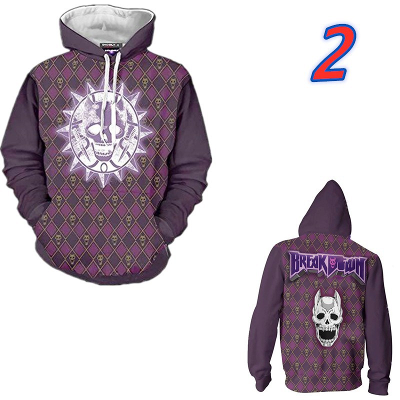 Áo Hoodie In Hình JoJo 's Bizarre Adventure 3d Thời Trang Cho Nam Nữ | BigBuy360 - bigbuy360.vn