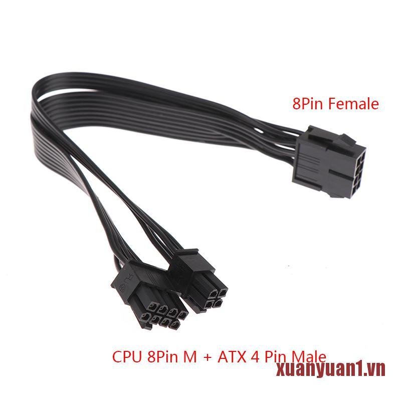 Bộ Chuyển Đổi Nguồn Điện Cpu 8pin Female Sang Cpu 8pin Atx 4pin Male | BigBuy360 - bigbuy360.vn