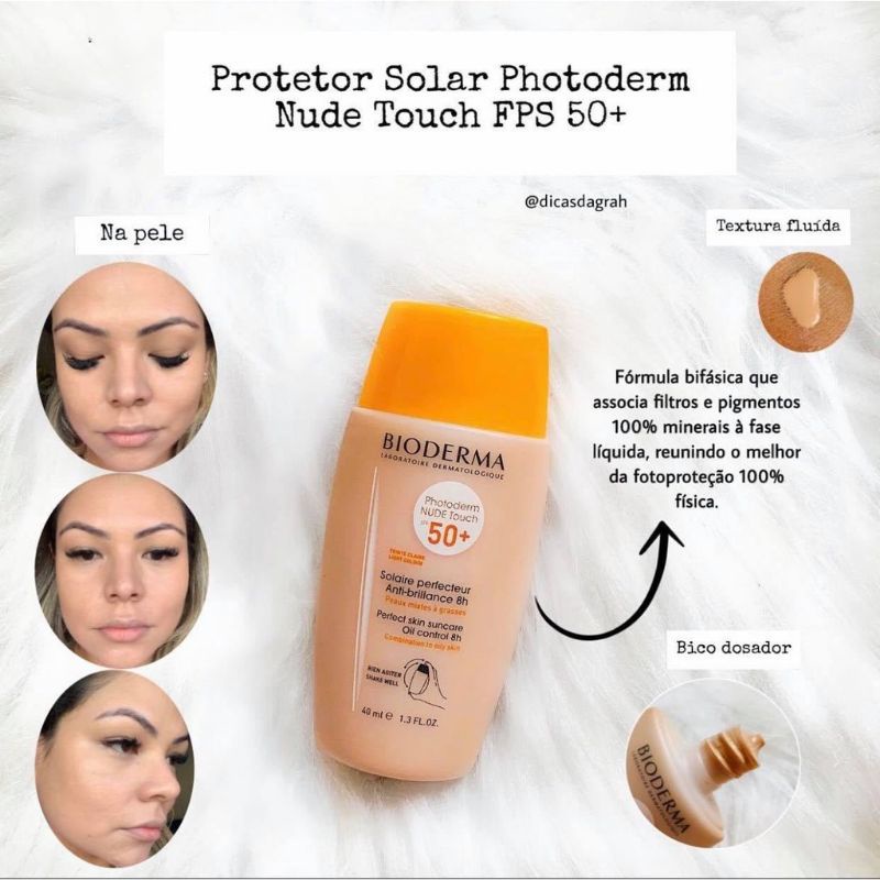 Kem chống nắng Bioderma Photoderm NUDE Touch