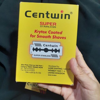 Hộp 5 lưỡi lam trắng Centwin Ấn (5 lưỡi)