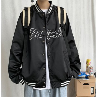 Áo khoác Bomber dù Poly cao cấp, dày dặn