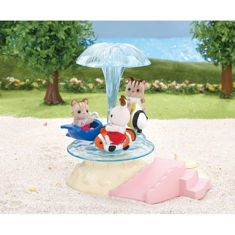 Đồ chơi nhập vai Seaside Merry-Go-Round Epoch Sylvanian Families