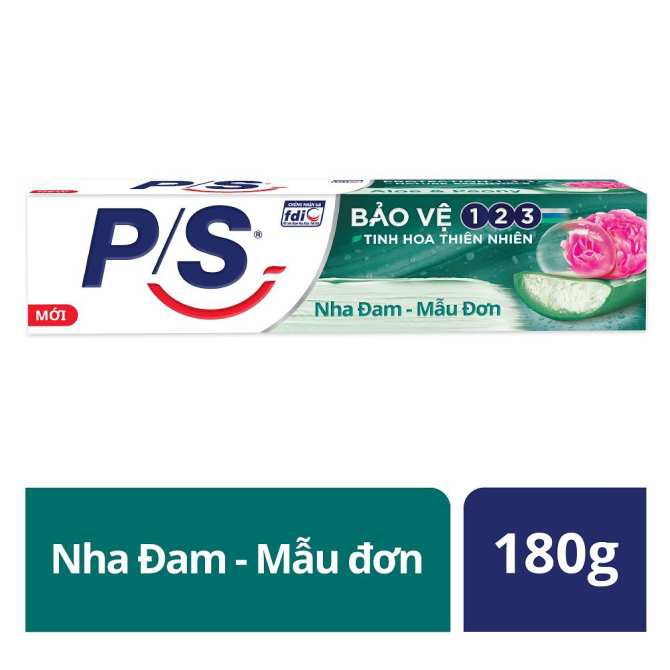 Combo 2 tuýp Kem đánh Răng P/S 180g 4 mùi hương tuỳ chọn