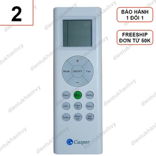 Remote Máy Lạnh Casper 2 Chiều Cao Cấp