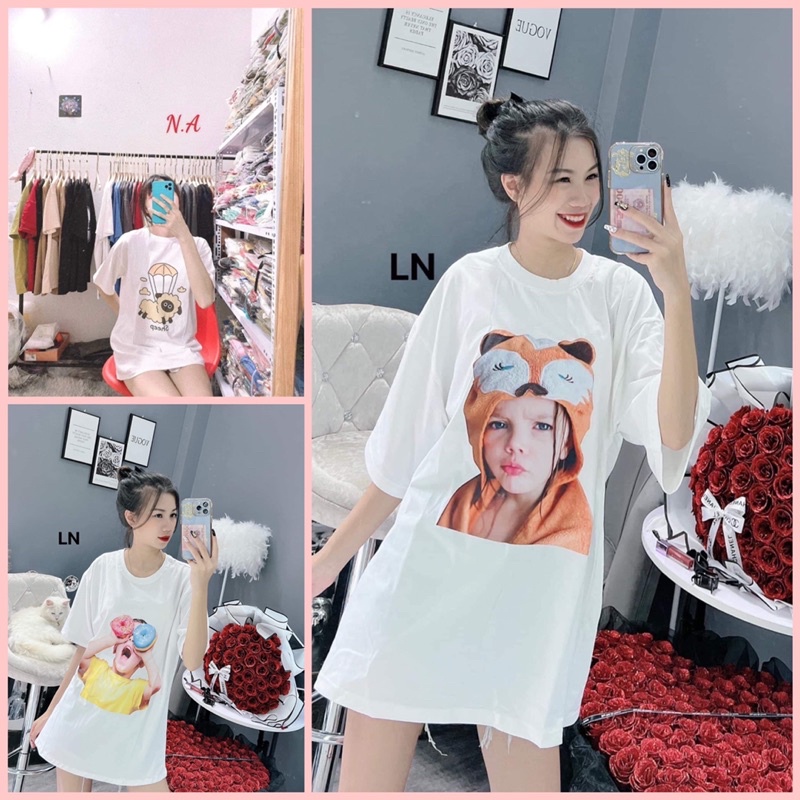 Áo thun unisex tay lỡ nam nữ form rộng❤áo phông  cách Em Bé, Cừu, ADin tim basic chất cotton giá rẻ