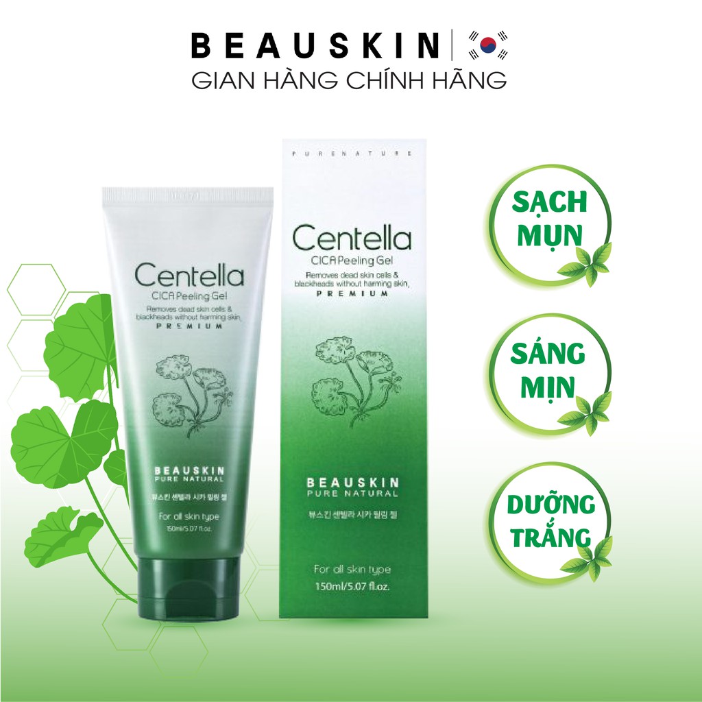 [Mã LT20 giảm 20K đơn 150K] Tẩy Tế Bào Chết Mặt BEAUSKIN Centella Cica Dành Cho Da Dầu Mụn 150ml - BCPG0300110