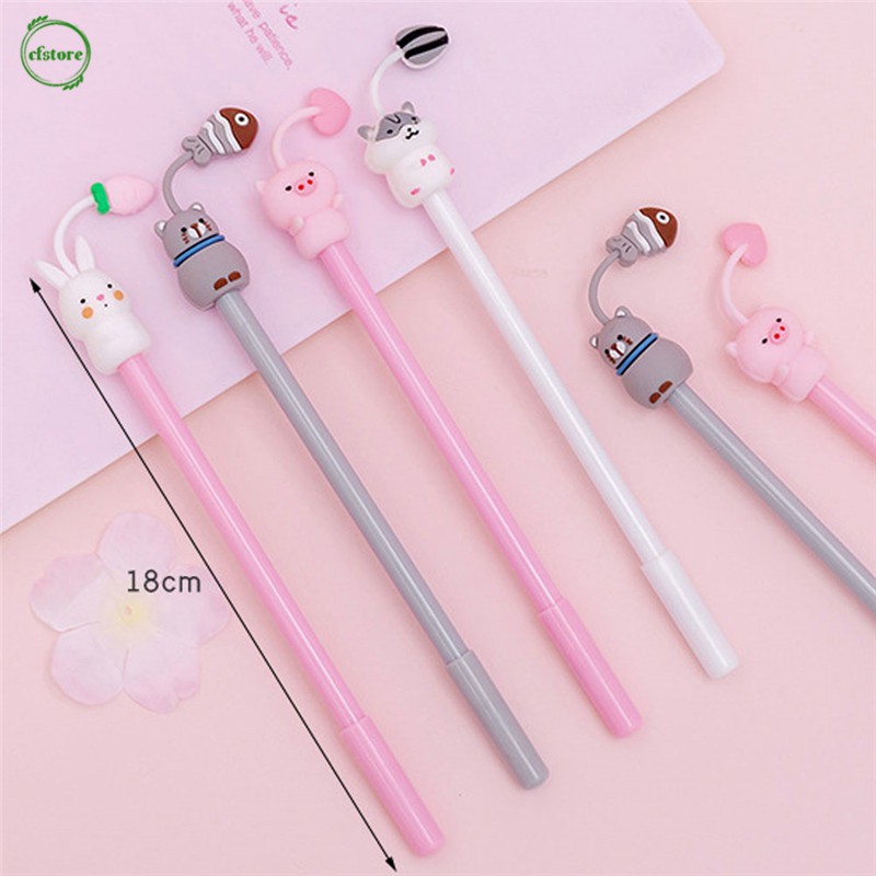 Bút mực gel thiết kế hình động vật dễ thương tiện dụng