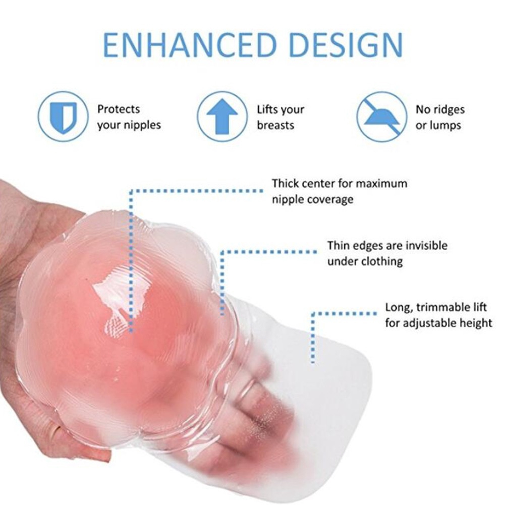 Miếng dán ngực VARSBABY D275 chất liệu silicon gợi cảm tiện lợi dành cho nữ