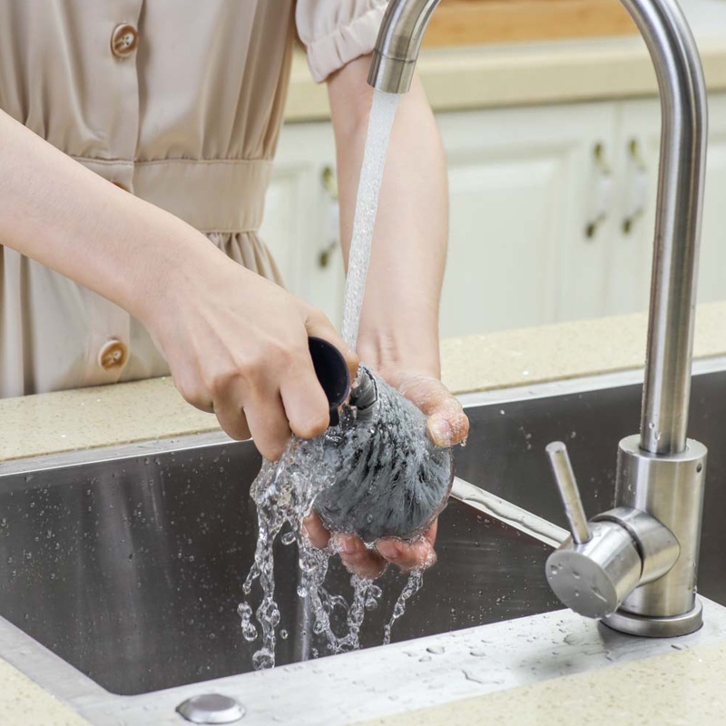Cọ Vệ Sinh Ly Thủy Tinh Bằng Nhựa Có Giác Hút