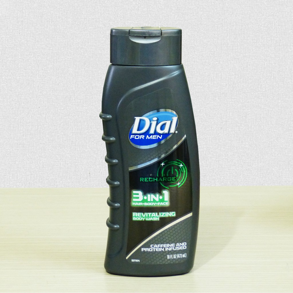 Sữa tắm gội Nam Dial Recharge 473 ml