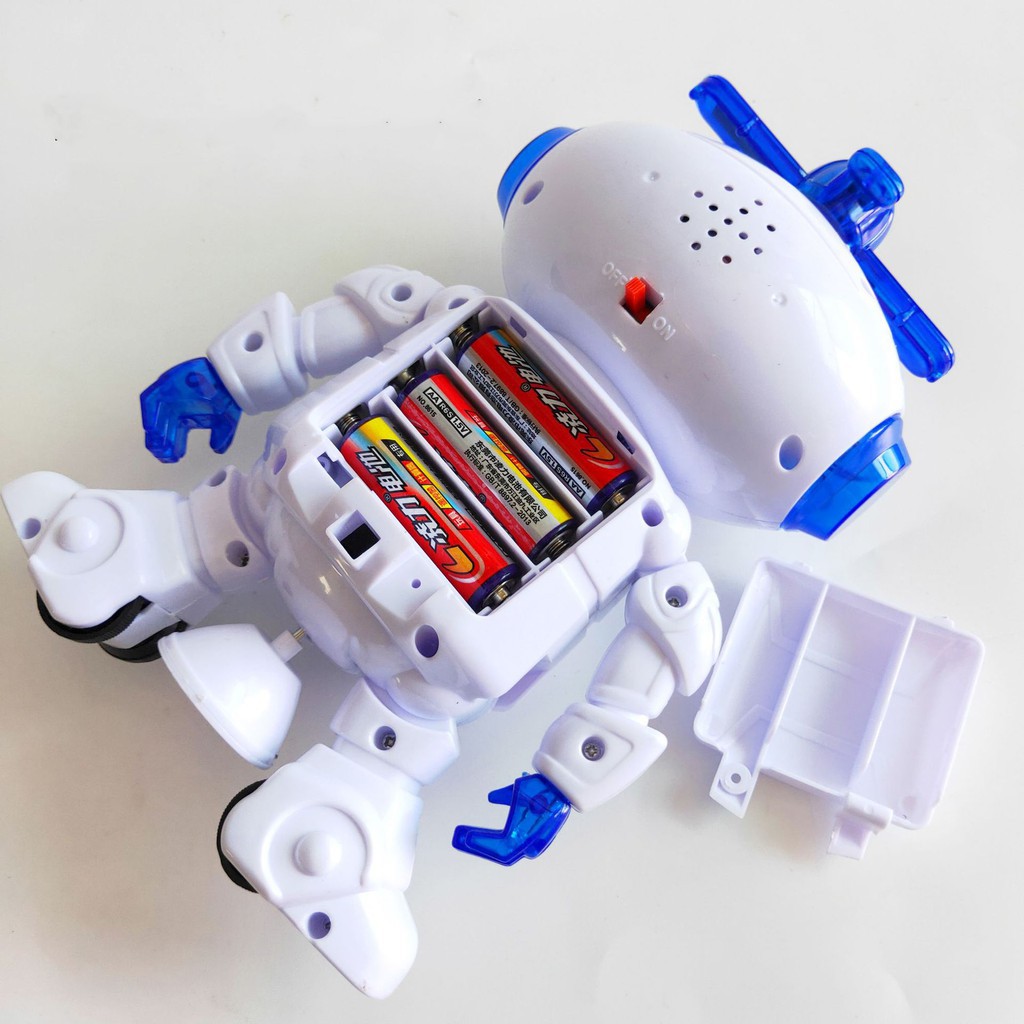 Robot Thông Minh Xoay 360 Độ Thế Hệ Mới Nhảy Theo Điệu Nhạc, Đồ Chơi Cho Bé