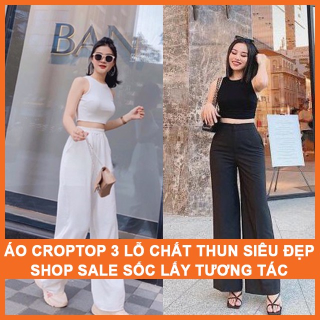 Áo Croptop ôm Ba Lỗ Nữ MADELA siêu tôn dáng, áo ba lỗ trơn vải thun dày dặn co giãn 4 chiều ôm body | BigBuy360 - bigbuy360.vn