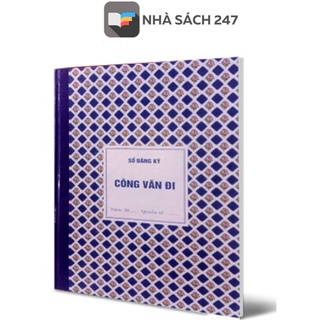 Sổ đăng kí công văn đi giấy bên trong sổ trắng, mịn cho nét bút trơn đều thích hợp cho việc ghi chú nội dung quan trọng